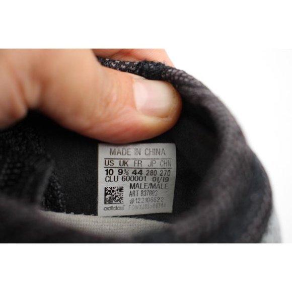 Adidas Pureboost  Go Men's Size 10 Black White Running Sneakers Shoes B37803 - Picture 3 of 9